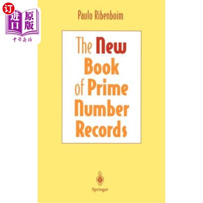 海外直订The New Book of Prime Number Records 素数记录新书