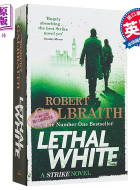 预售 神探斯特莱克4 致命的白色 JK罗琳化名 侦探推理小说 英文原版 Lethal White A Cormoran Strike Novel 4 Robert Galbraith