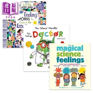 Whizz小怪兽医生书Feelings Doctor情感科学Magical 中商原版 感觉词Little Feelings Word 英文情绪主题绘本3册 Science
