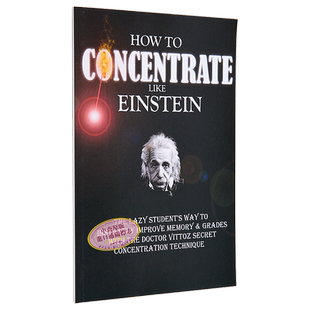 如何像爱因斯坦一样集中注意力 How To Concentrate Like Einstein 英文原版 Remy Roulier 专注【中商原版】