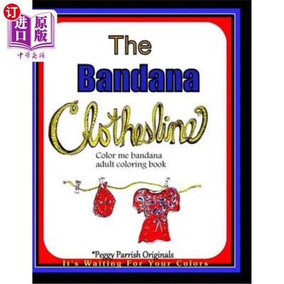 海外直订The Bandana Clothesline 大手帕晾衣绳
