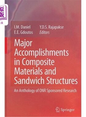 海外直订Major Accomplishments in Composite Materials and Sandwich Structures: An Antholo 复合材料和夹层结构的主要成
