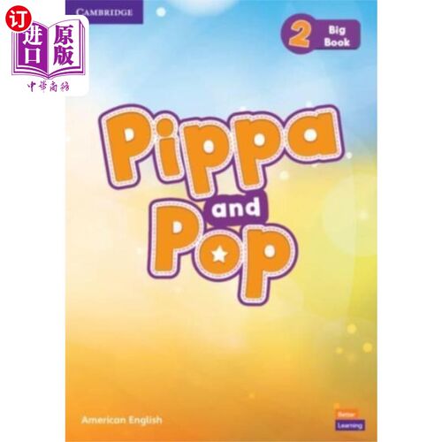 海外直订Pippa and Pop Level 2 Big Book American English Pippa和Pop二级大书美式英语