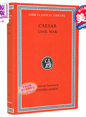 洛布古典丛书 恺撒 内战记 Civil War Caesar 拉英双语对照 【中商原版】