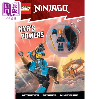 乐高忍者力量活动手册 LEGO  NINJAGO Nya s Powers Activity Book 英文原版 LEGO 【中商原版】