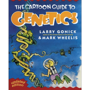 遗传学卡通指南 修订版 Cartoon Guide to Genetics Updated 英文原版 Larry Gonick 科普读物 自然科学【中商原版】