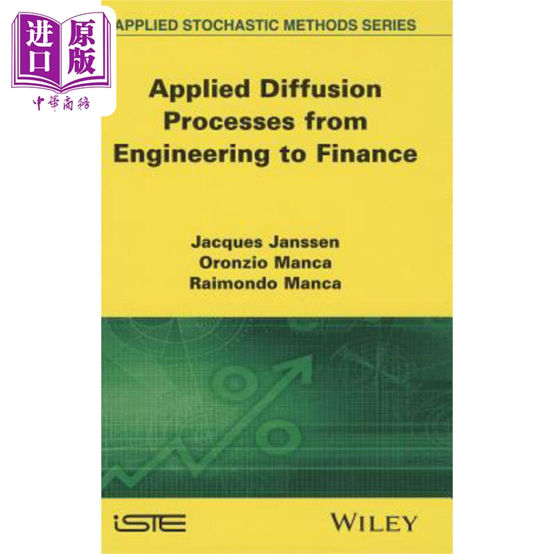 现货 从工程到金融的应用扩展过程 Applied Diffusion Processes From Engineering To Finance 英文原版 Jacques Jan