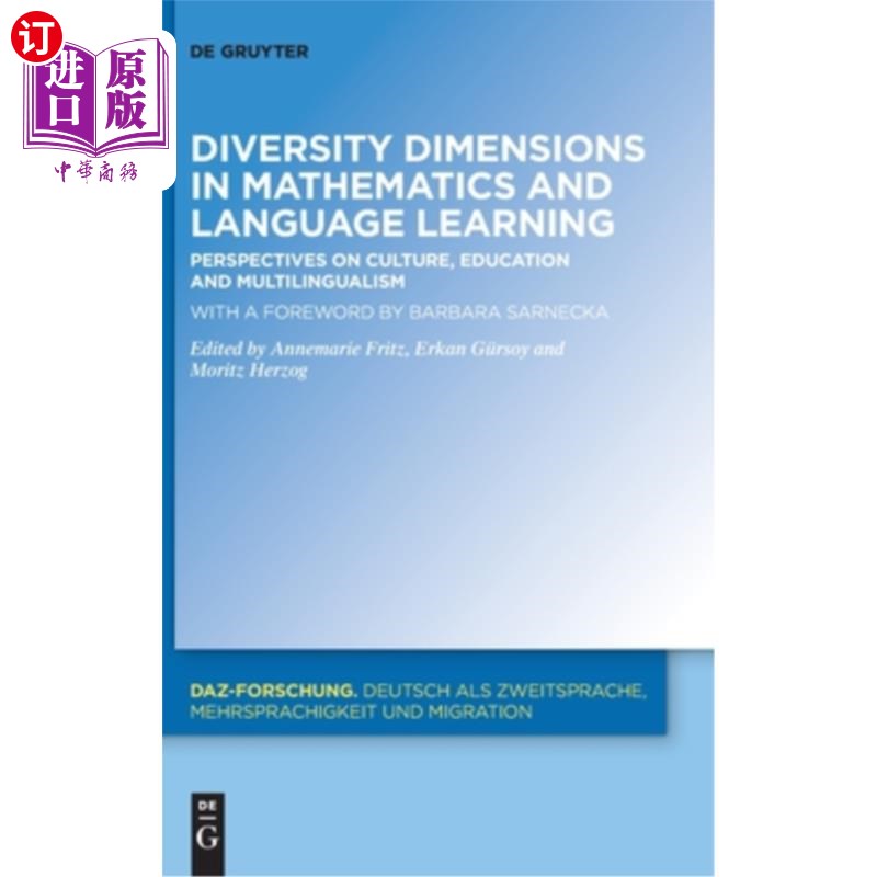 海外直订Diversity Dimensions in Mathematics and Language Learning 数学与语言学习的多样性维度
