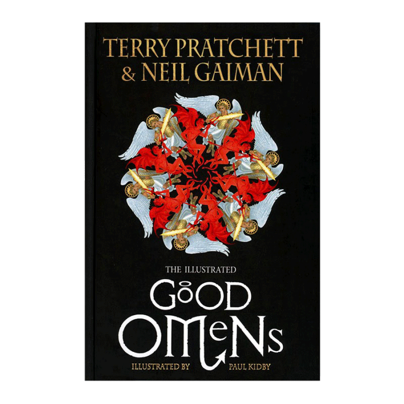 现货 好兆头 小说插画版 英版精装 英文原版 The Illustrated Good Omens Neil Gaiman Terry Pratchett 影视周边书