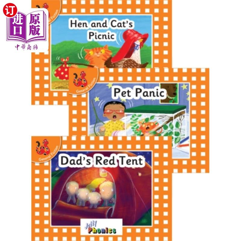 海外直订Jolly Phonics Orange Level Readers Set 2 Jolly Phonics橙色水平阅读集2