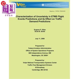 Predictions Flight 海外直订Characterization and ETMS飞行事件预测 Effect Uncertainty 不确定性 ETMS its Events