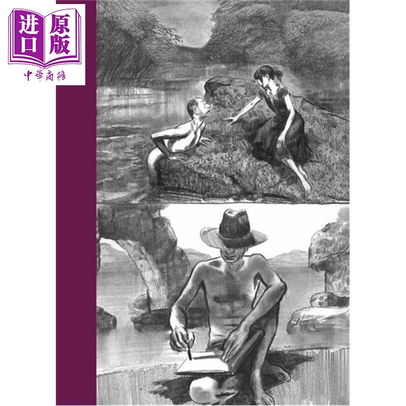 预售 【法文版】法漫 A面与B面(法国黑白漫画大师Blutch绘) Face A Face B 英文原版 Blutch【中商原版】
