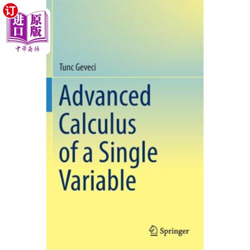 海外直订Advanced Calculus of a Single Variable 单变量高等微积分