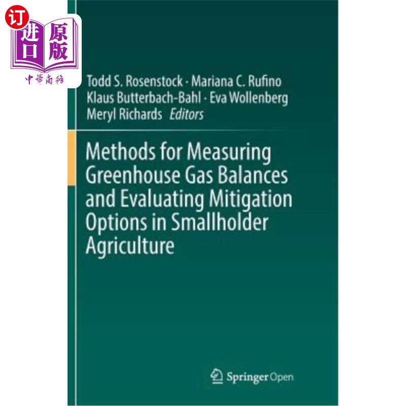 海外直订Methods for Measuring Greenhouse Gas Balances and Evaluating Mitigation Options  测量小农农业温室气体平衡和