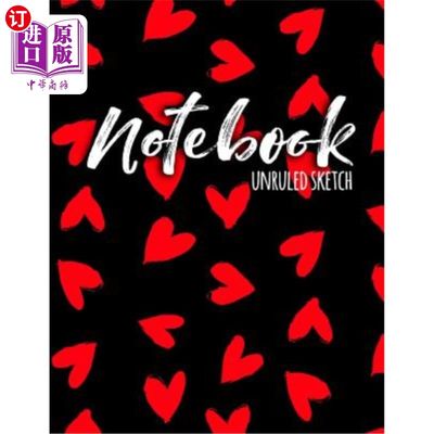 海外直订Notebook Unruled Sketch: Blank Doodle Draw Sketch Books