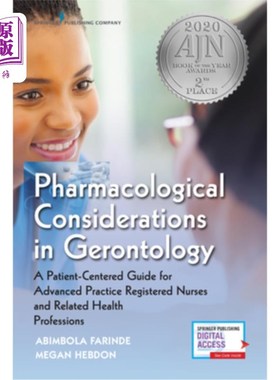海外直订医药图书Pharmacological Considerations in Gerontology: A Patient-Centered Guide for Adva 老年医学的药理学考