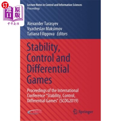 海外直订Stability, Control and Differential Games: Proceedings of the International Conf 稳定性，控制和微分对策:“