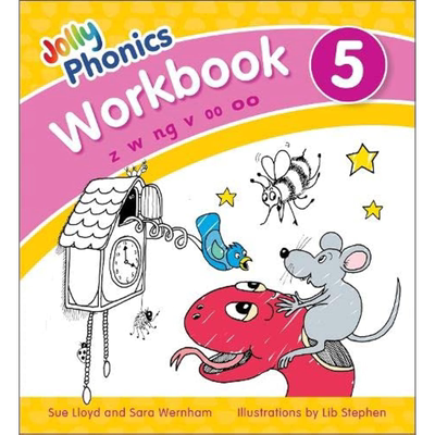 现货 Jolly Phonics Workbook 5 NEW EDITION 快乐自然拼读练习册5 新版 英文原版 进口图书 教材教辅参考书【中商原版】