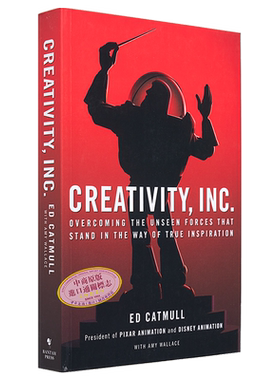 皮克斯创始人埃德卡特穆尔 创新公司 皮克斯的启示 英文版 Creativity Inc 英文原版 Ed Catmull 动画创作【中商原版】