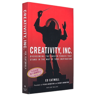 预售 皮克斯创始人埃德卡特穆尔 创新公司 皮克斯的启示 英文版 Creativity Inc 英文原版 Ed Catmull 动画创作【中商原版】