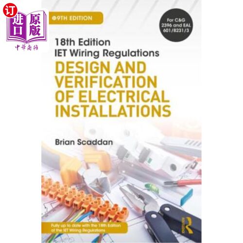 海外直订IET Wiring Regulations: Design and Verification of Electrical Installations