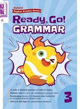 Oxford English Practice Ready Go Grammar P3 牛津小学英语练习系列 语法基础训练 3年级 英文原版进口图书【中商原版】