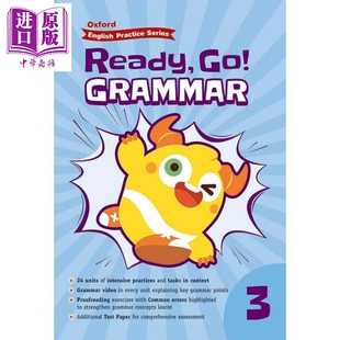 Oxford English Practice Ready Go Grammar P3 牛津小学英语练习系列 语法基础训练 3年级 英文原版进口图书【中商原版】