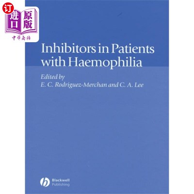 海外直订医药图书Inhibitors in Patients with Haemophilia 血友病患者的抑制剂