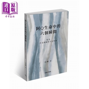 阿Q生命中的六个瞬间 纪念作为开端的辛亥革命 港台原版 汪晖 香港商务印书馆【中商原版】