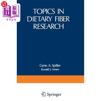 海外直订医药图书Topics in Dietary Fiber Research 膳食纤维研究课题