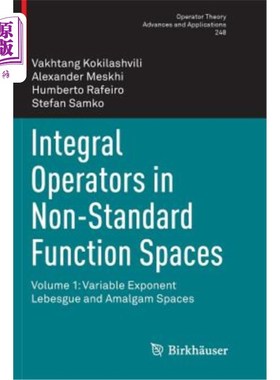 海外直订Integral Operators in Non-Standard Function Spaces: Volume 1: Variable Exponent  非标准函数空间中的积分算子