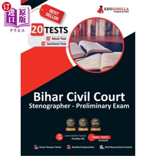 Full Civil Exam 海外直订Bihar length Stenographer Tests Court 比哈尔邦民事法院速记员初步 Preliminary Mock