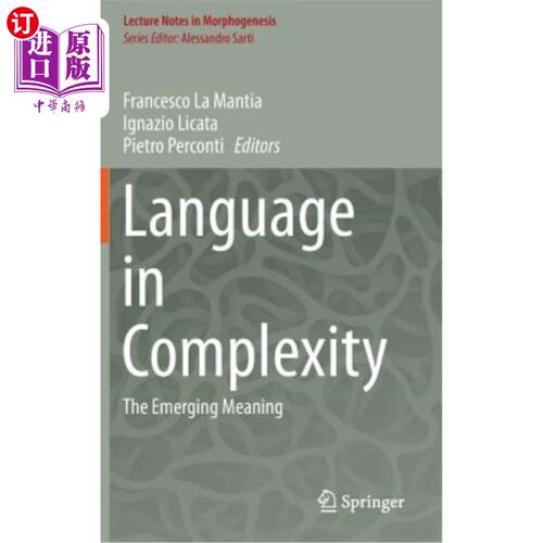 海外直订Language in Complexity: The Emerging Meaning 复杂性中的语言：新兴意义
