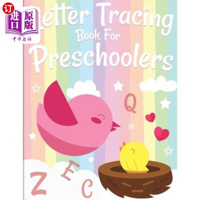 海外直订Letter Tracing Book for Preschoolers: Letter Tracing Preschool, Letter Tracing,  学龄前儿童追书：追书学前、