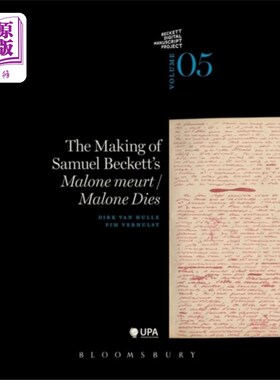 海外直订Making of Samuel Beckett's 'Malone Dies'/'Malone... 制作塞缪尔·贝克特的《马龙死》/《马龙死》