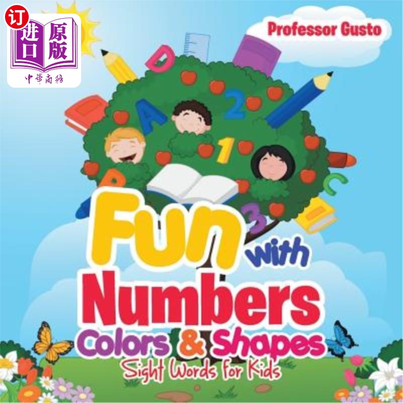 海外直订Fun with Numbers, Colors & Shapes: Sight Words for Kids 数字、颜色和形状的乐趣：儿童视觉词汇