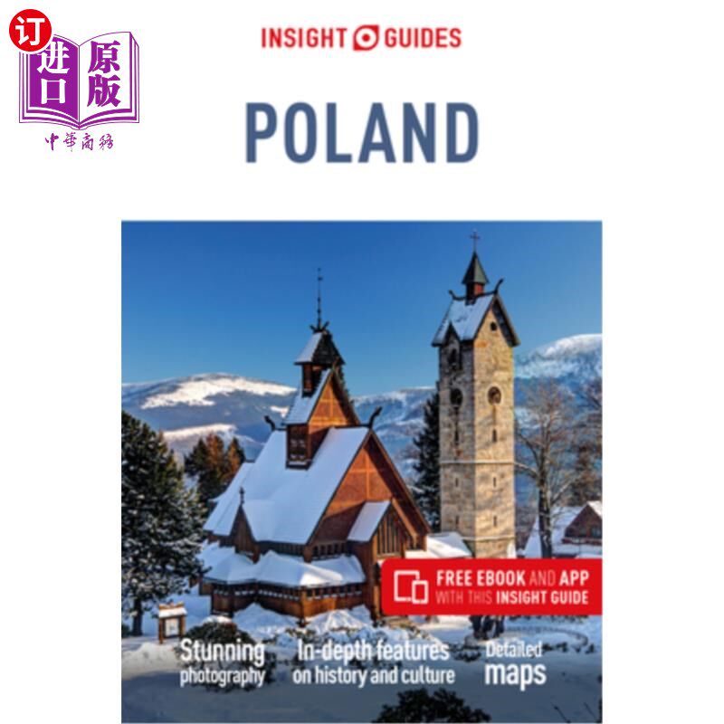 海外直订Insight Guides Poland (Travel Guide with Free Ebook) 波兰洞察力指南(免费电子书旅游指南)