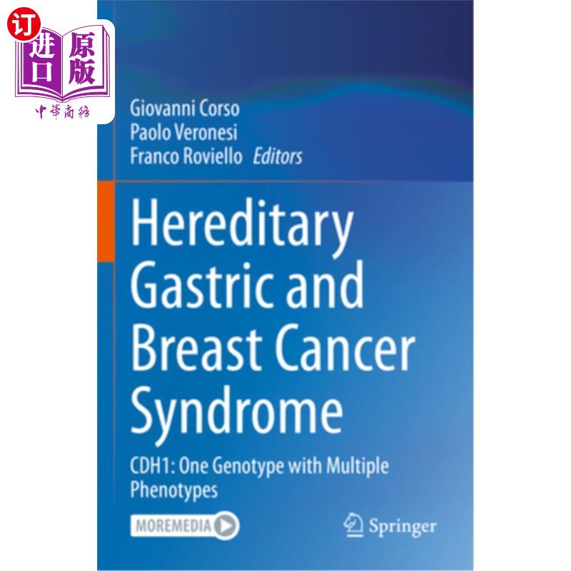 海外直订医药图书Hereditary Gastric and Breast Cancer Syndrome: Cdh1: One Genotype with Multiple  遗传性胃癌和乳腺癌