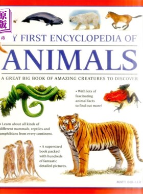 海外直订My First Encyclopedia of Animals (giant Size) 我的第一本动物百科全书(巨著)