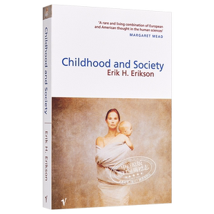 埃里克森 童年与社会 豆瓣高分 英文原版 Childhood and Society 普利策奖得主 心理学 Erik Erikson【中商原版】