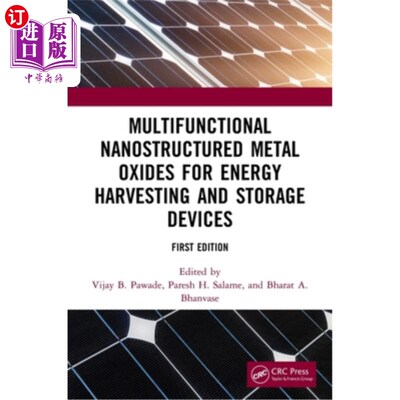 海外直订Multifunctional Nanostructured Metal Oxides for Energy Harvesting and Storage De 多功能纳米金属氧化物储能装