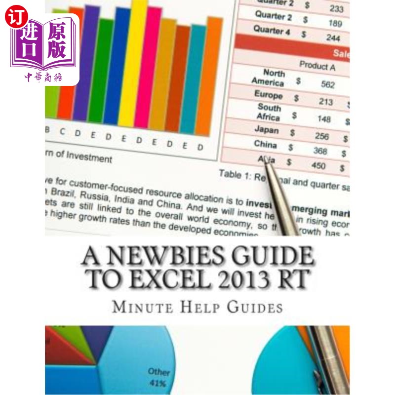 海外直订A Newbies Guide to Excel 2013 RT Excel 2013 RT新手指南