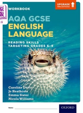 海外直订AQA GCSE英语语言:阅读技巧练习册-针对6-9年级 AQA GCSE English Language: Reading Skills Workbo...