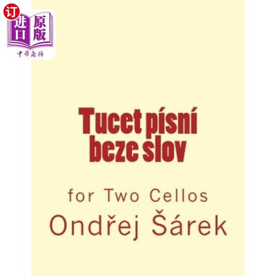 海外直订Tucet pisni beze slov: for Two Cellos 两个大提琴