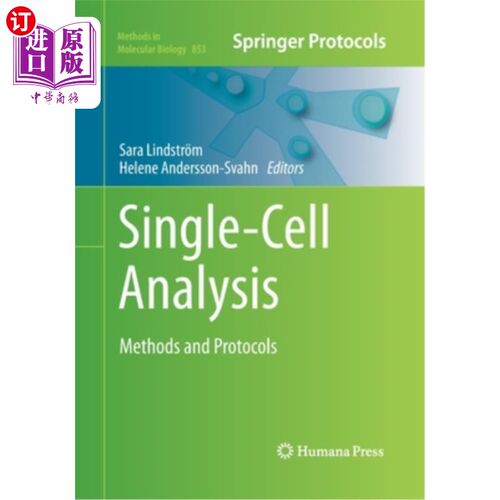 海外直订Single-Cell Analysis: Methods and Protocols 单细胞分析:方法和协议
