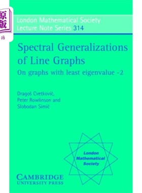 海外直订Spectral Generalizations of Line Graphs 线图的谱推广
