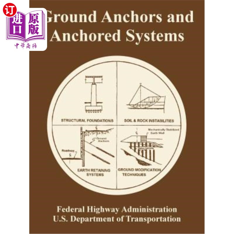 海外直订Ground Anchors and Anchored Systems 地锚和锚定系统