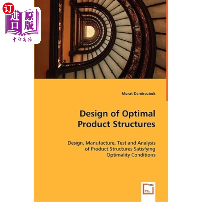 海外直订Design of Optimal Product Structures 产品结构优化设计