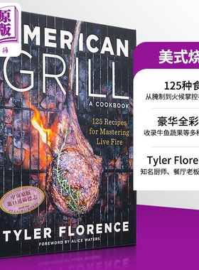 美式烧烤 掌握实火的125种食谱 American Grill 英文原版 Tyler Florence 生活休闲 美国美食 食谱【中商原版】