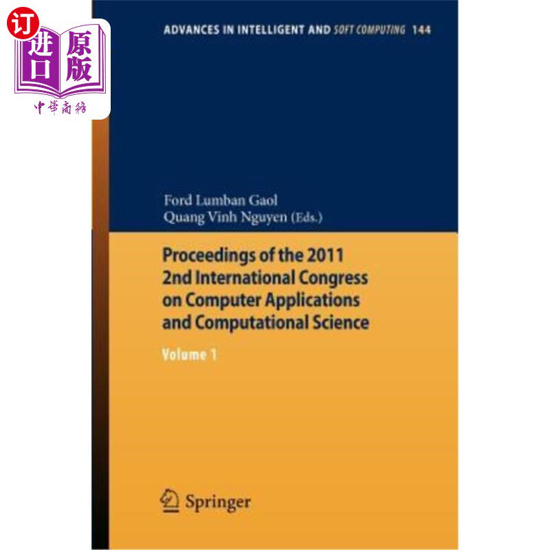 海外直订Proceedings of the 2011 2nd International Congress on Computer Applications and  2011第二届计算机应用与计算